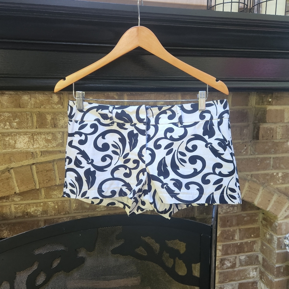 Willi Smith Cotton Black and White Shorts